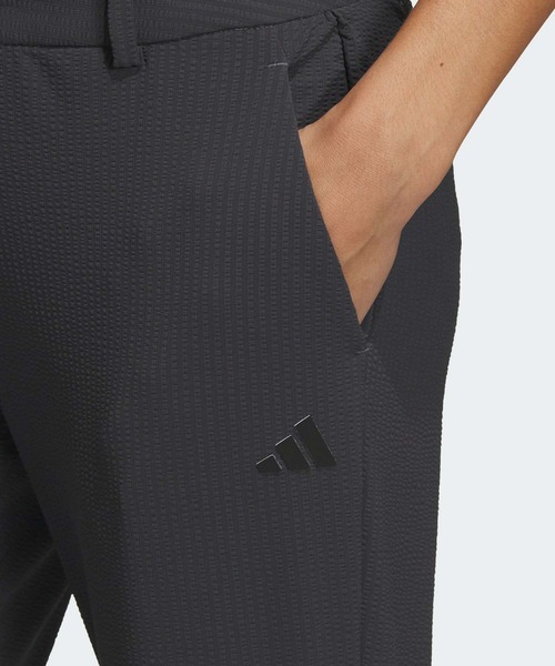 【XL】春夏 アディダス ゴルフ STRETCH シアサッカー アンクルパンツ黒 XL】春夏 アディダス ゴルフ STRETCH シアサッカー アンクル