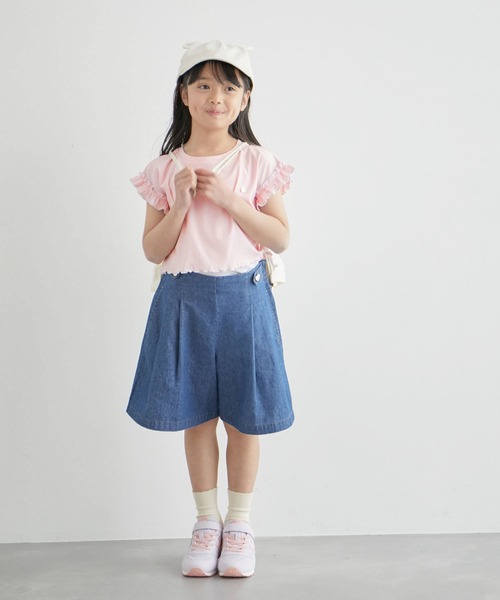 ROPE' PICNIC（ロペ ピクニック） tシャツ 「KIDS」クロップドフリル