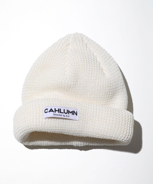 CAHLUMN ニット帽 ニットキャップ CAHLUMN/カウラム Straw Yarn