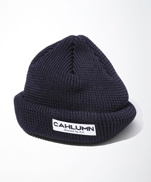 ニット帽 ニットキャップ CAHLUMN/カウラム Straw Yarn Roll Knit Cap/ストローヤーン ロールニットキャップ メンズ | CAHLUMN | 12
