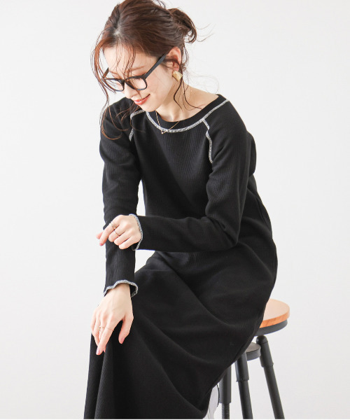 La-gemme ワンピース ワッフルワンピース : ZOZOTOWN Yahoo!店