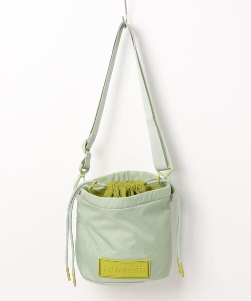 ショルダーバッグ・ポシェット HUNTER [UNISEX] Travel Ripstop Bucket Bag Acid Green UBX3602 HUNTER TRAVEL RIPSTOP BUCKET Black （ハンター トラベル