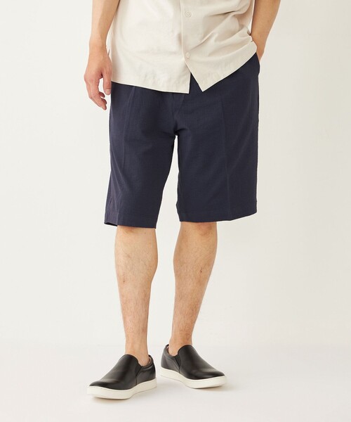 SHIPS Colors パンツ Colors:「洗濯機可能」カットサッカー