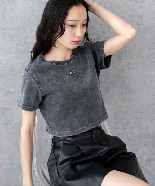 【ヴィンテージ感♪】Louis Vuitton ウォッシュド リブ Tシャツ louis-vuitton--