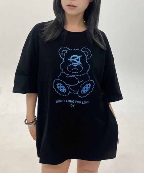 『OY/オーワイ』ODOLLY T/オードリープリント半袖Tシャツ 地雷系 OY（オーワイ） tシャツ 半袖 「OY/オーワイ」ODOLLY T/オードリー