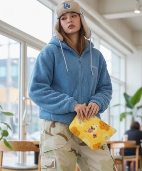 ポーチ KAKAO FRIENDS さがら刺繍ポーチ レディース メンズ : ZOZOTOWN