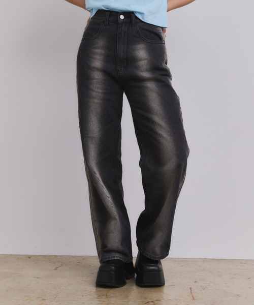 INTER FACTORY ジーンズ デニム デニムパンツ おさき ブラストワイド