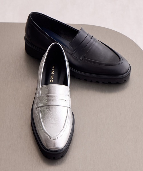 HIMIKO ローファー 「Made in Japan」トラックソールローファー/641305