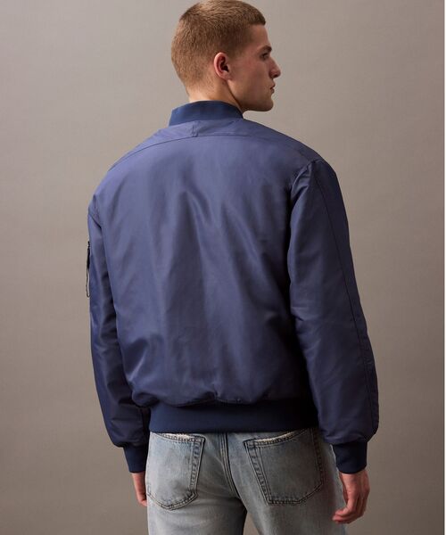 【 】CK Jeans ロングボンバージャケット★送料無料 Calvin Klein ブルゾン アウター ロングスリーブヒーロー