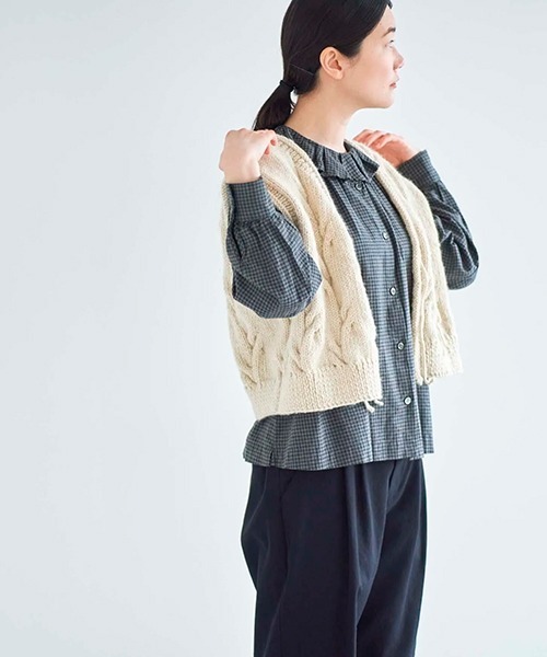 HAU（CLASKA） ベスト ジレ ハンドニットベスト nepal2 レディース