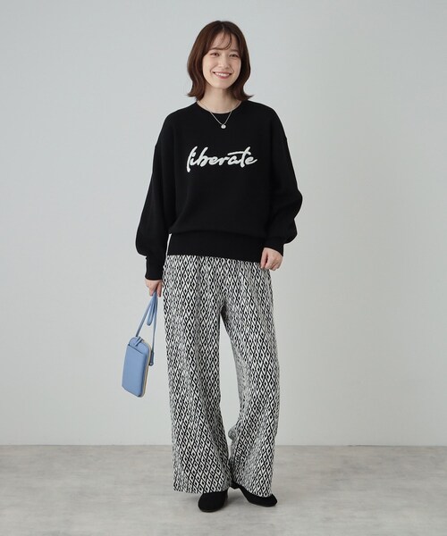 lilou ニットセーター SHOO・LA・RUE ニット セーター 「洗える/S-LL/ちくちくしにくい