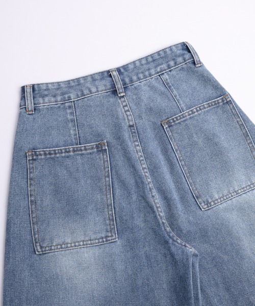 ジーンズ デニム デニムパンツ カーブデニムパンツ レディース