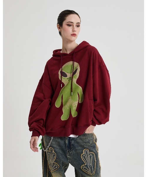 HOODHOOD パーカー 「UNISEX」HOODHOOD／Alien Hood（ウラケ