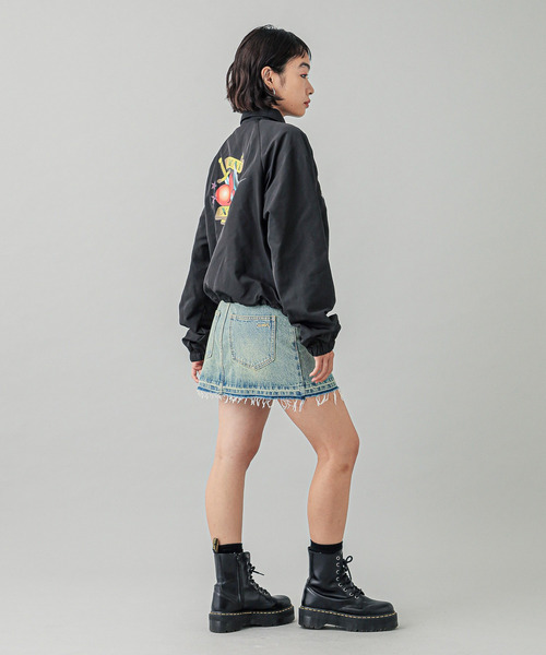 X-girl（エックスガール） ブルゾン ジャンバー TATTOO COACH JACKET