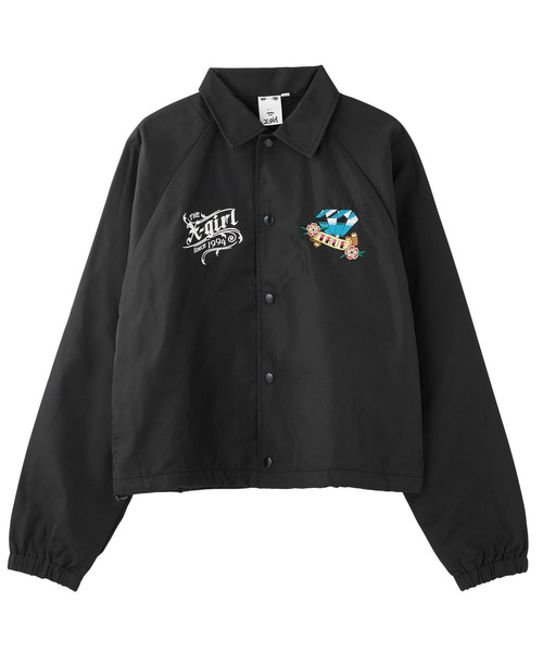 X-girl - エックスガール コーチジャケット ブルゾン 新品同様 X-girl（エックスガール） ブルゾン ジャンバー TATTOO COACH JACKET