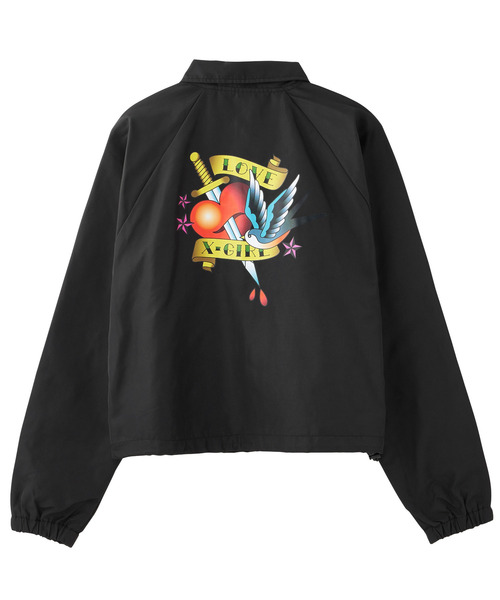 X-girl（エックスガール） ブルゾン ジャンバー TATTOO COACH JACKET