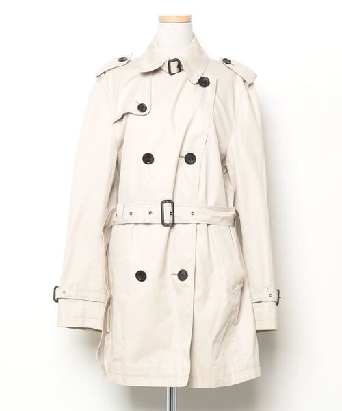 BURBERRY BLACK LABEL」 トレンチコート L ベージュ メンズ : 88217030 