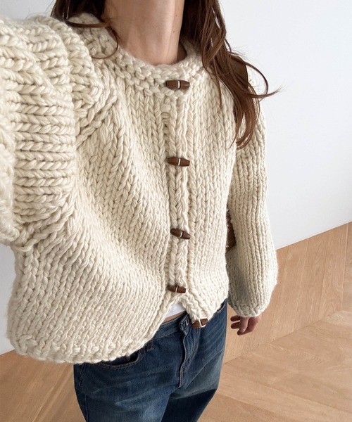 CANAL JEAN（キャナルジーン） カーディガン El mar ウール混