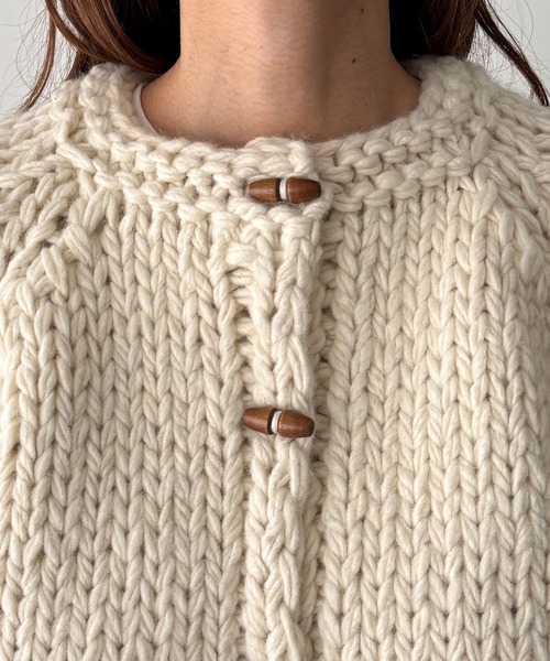 CANAL JEAN（キャナルジーン） カーディガン El mar ウール混