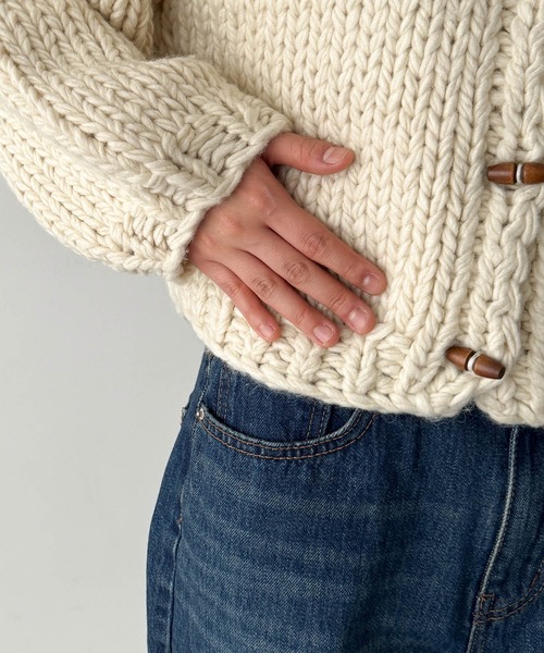 CANAL JEAN（キャナルジーン） カーディガン El mar ウール混