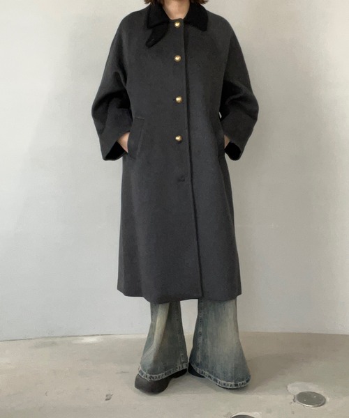 Fano Studios ステンカラーコート コーデュロイ Sサイズ ステンカラーコート コート コーデュロイカラー ウールロングコート