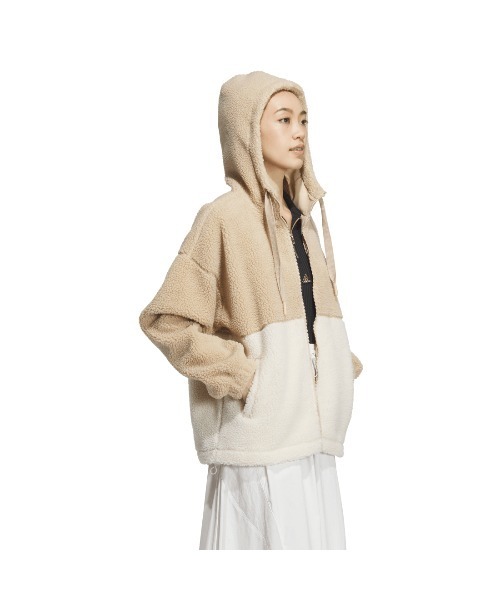 高感度ショップで2023年売れたブランド アウター コート adidas アディダス ルーズフィット BOA レディースウェア