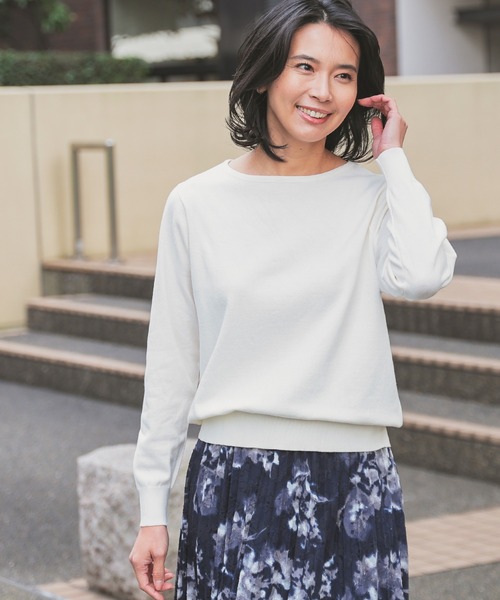 Lauren Manoogian ボートネックセーター LAUREN MANOOGIAN｜ローレンマヌーギアン