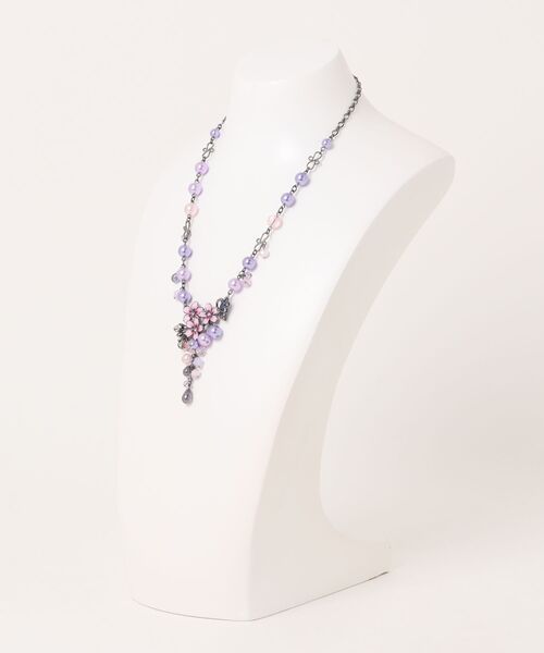 ANNA SUI ネックレス 夜桜と蝶モチーフ レディース : ZOZOTOWN