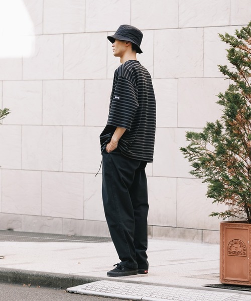 and wander tシャツ wander/アンドワンダー ORCIVAL H/S T ボーダーT 
