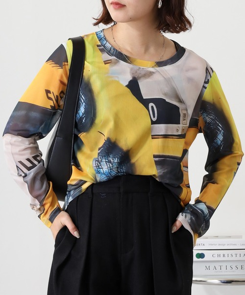 FUNALIVE tシャツ je crois soi セカンドスキンプリントプル