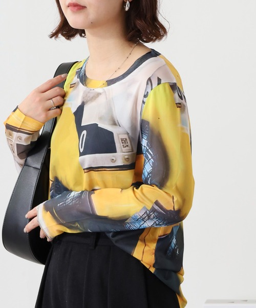 FUNALIVE tシャツ je crois soi セカンドスキンプリントプル