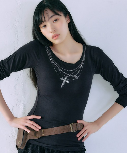 FCMM tシャツ 「日本限定」CROSS L/S TEE / クロスロングスリーブT