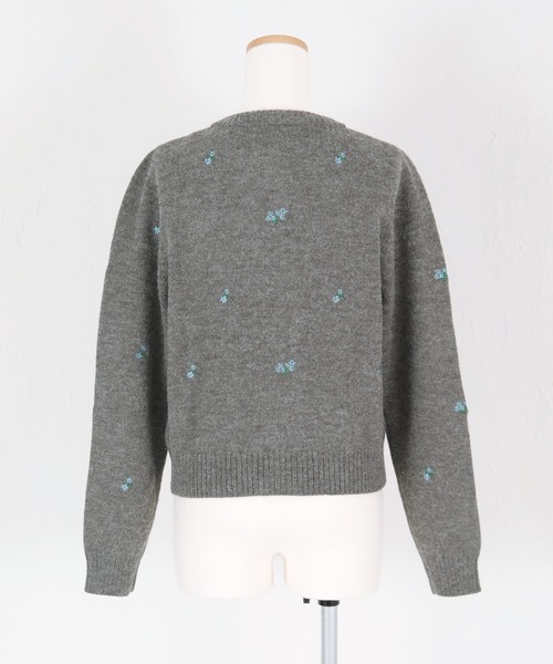 「titivate」 ニットカーディガン FREE ネイビー レディース_画像5