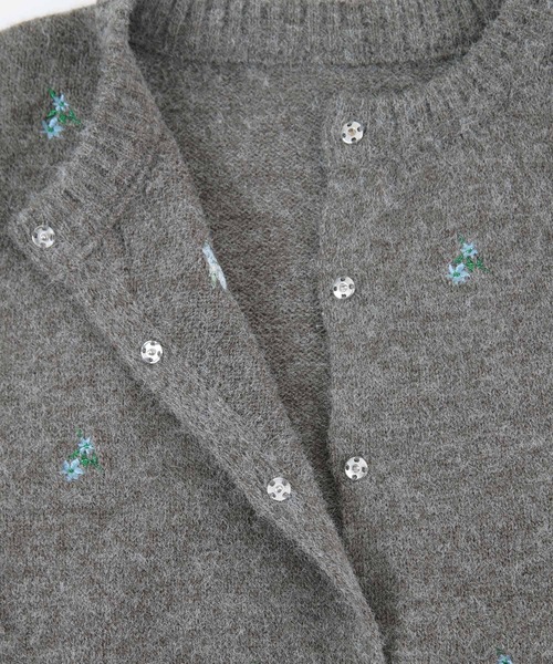 「titivate」 ニットカーディガン FREE ネイビー レディース_画像7