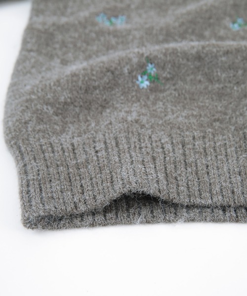 「titivate」 ニットカーディガン FREE ネイビー レディース_画像8