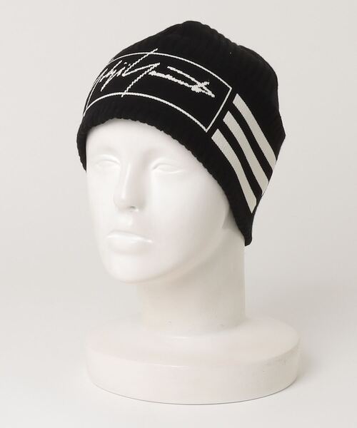 Y-3 「Y-3」 ニットキャップ「adidasコラボ」 FREE ブラック メンズ