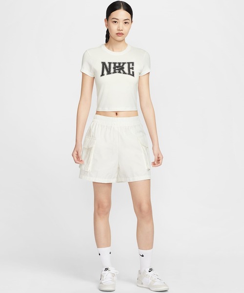 NIKE Swoosh グラフィック スリム クロップド Tシャツ 送関込 NIKE】◇SLIMFIT CROPPED TSHIRT◇クロップドT◇【送料無料