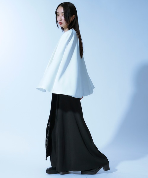 tシャツ ケープポンチプルオーバー レディース Ellno Loset tシャツ ケープスリーブポンチプルオーバー メンズ