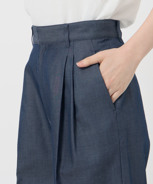 IENA スラックス パンツ 「追加」ウォッシャブル サテン