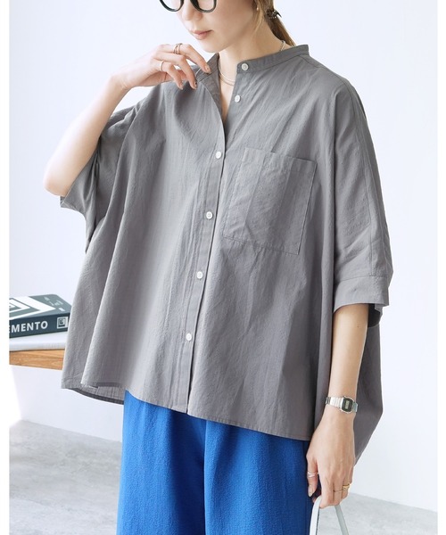 プラージュ ドルマンシャツ plage（プラージュ） ブラウス シャツ dull satin dolman ブラウス