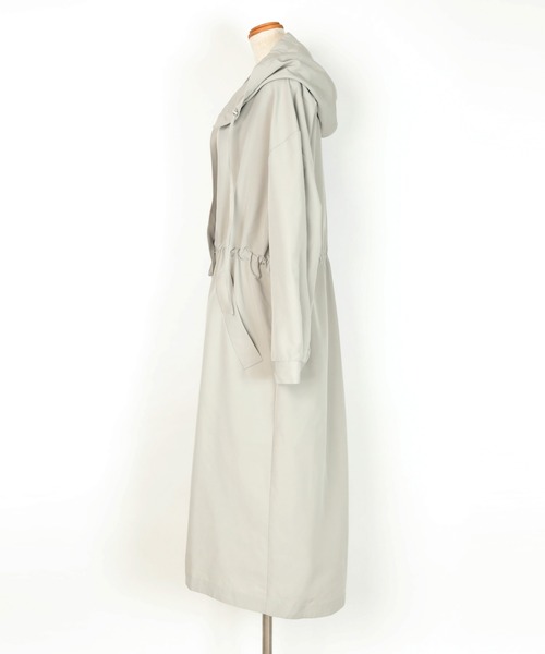 「ur's」 モッズコート M ライトグレー レディース_画像9