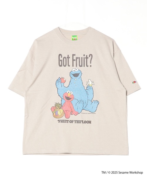 tシャツ 「FRUIT OF THE LOOM/フルーツオブザルーム」ESAME STREET× FRUIT OF THE LOOM Illust T