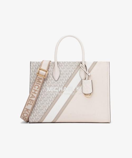 MICHAEL KORS ベージュ ハンドバッグ2way MICHAEL KORS マイケル・コース サフィアーノレザー2WAY