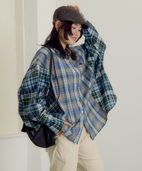 RODEO CROWNS WIDE BOWL ブラウス シャツ クレイジーチェックシャツ  