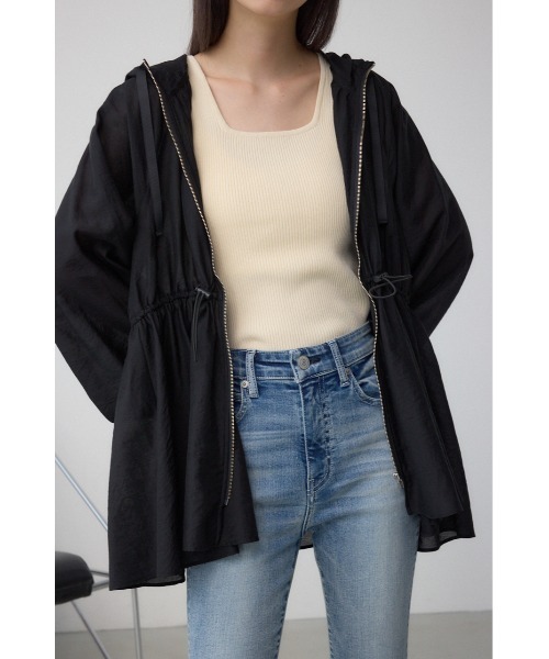 AZUL BY MOUSSY ブルゾン アウター シアーミドル丈ドロスト