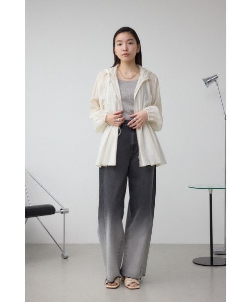 AZUL BY MOUSSY ブルゾン アウター シアーミドル丈ドロスト