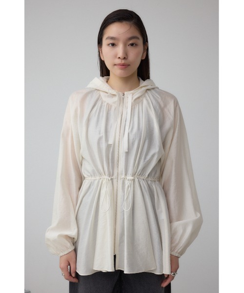 美品　ほぼ未使用　moussy スタジャン AZUL BY MOUSSY ブルゾン アウター シアーミドル丈ドロスト