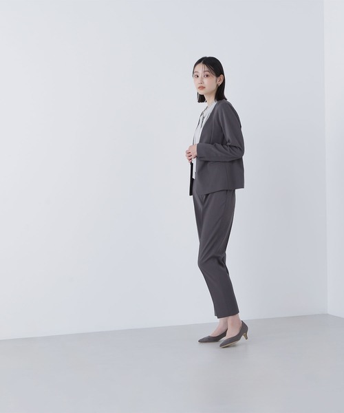 【洗える！】NATURAL BEAUTY BASIC パンツスーツ 春夏用 洗える ✨美品 ナチュラルビューティベーシック パンツスーツ