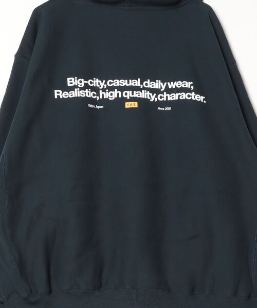 FAT 25FW F.A.T. SIGOVER パーカー 黒 TITCH(M) パーカー SIGOVER