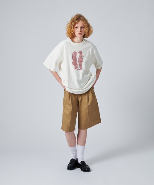 「ONCILY」 半袖Tシャツ MEDIUM ブルー メンズ